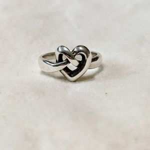 James Avery Sterling Silver Heart Knot Ring
